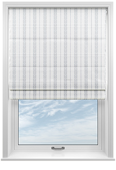 Laurel Stripe, Horizon - Roman Blind